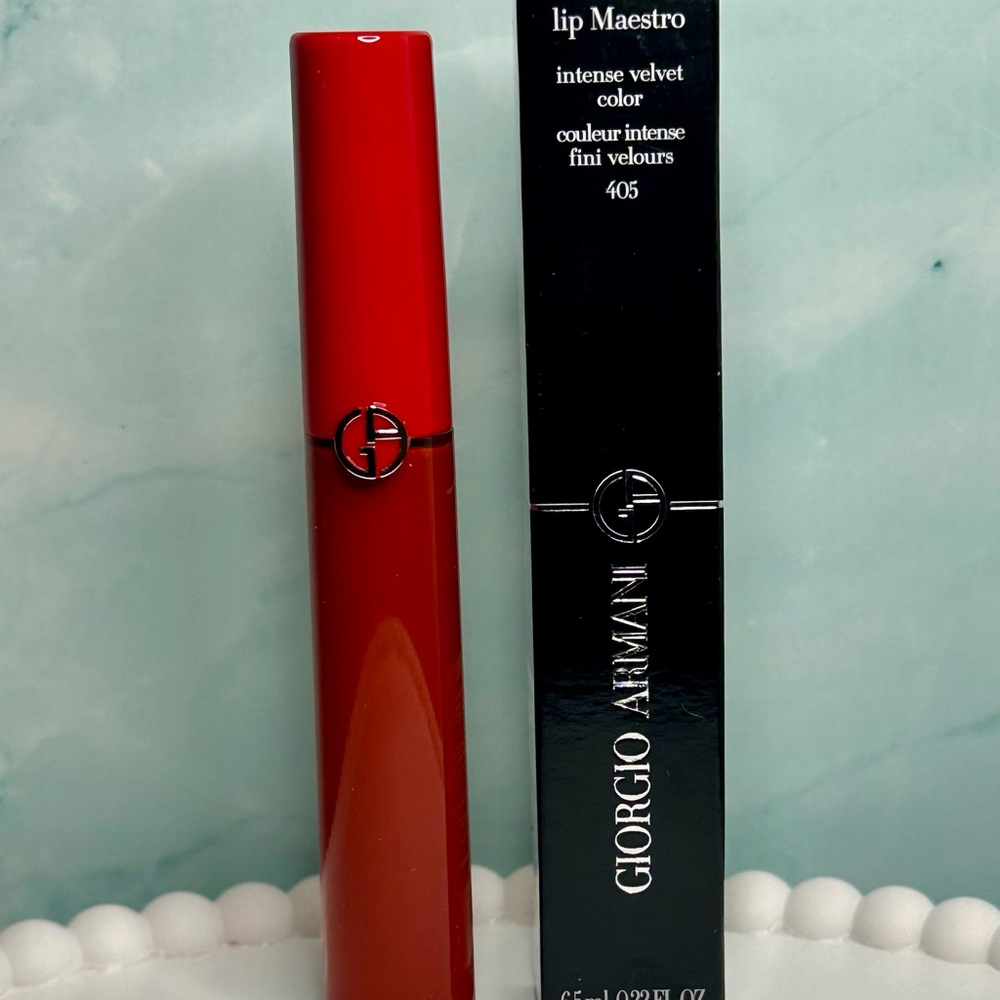 Giorgio Armani Lip Maestro Satin Liquid Lipstick #405 Sultan NEW